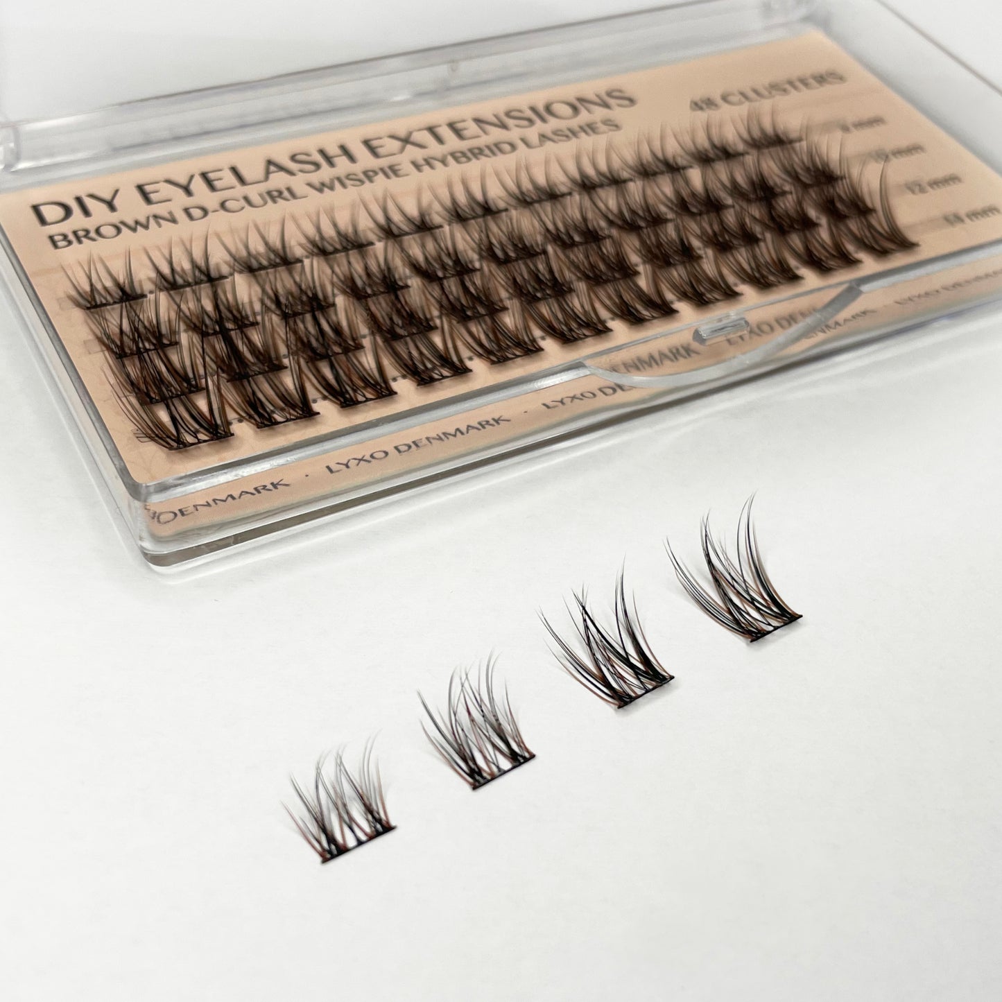 BRUNA Wispie Hybrid D-curl Clusters/Lashes