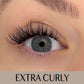 Extra lockiga D-curl kluster/fransar