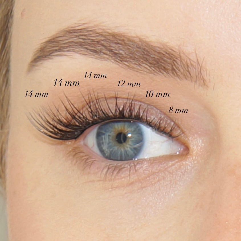 Naturliga C-curl Clusters/Fransar