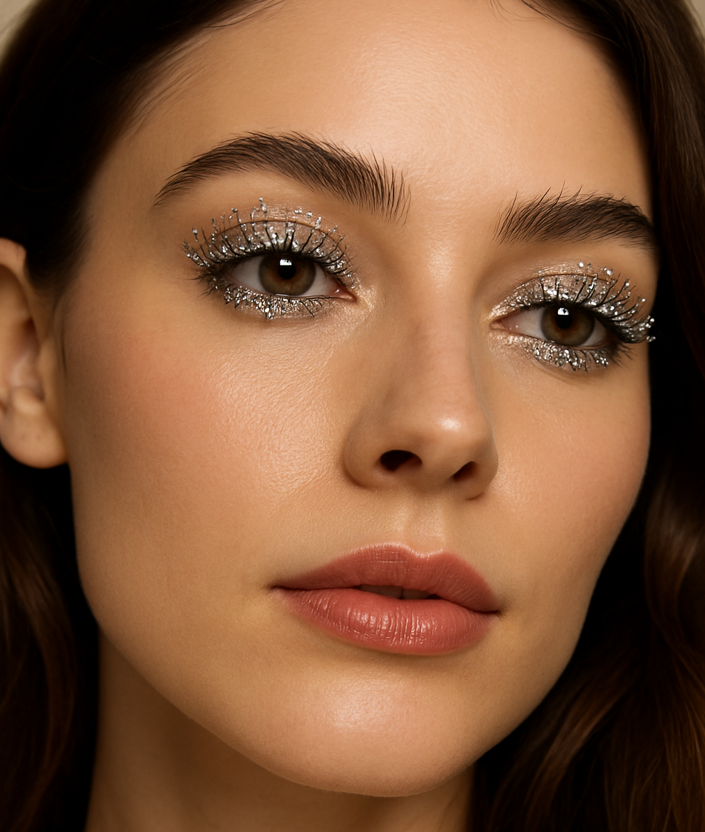 Glittrig mascara