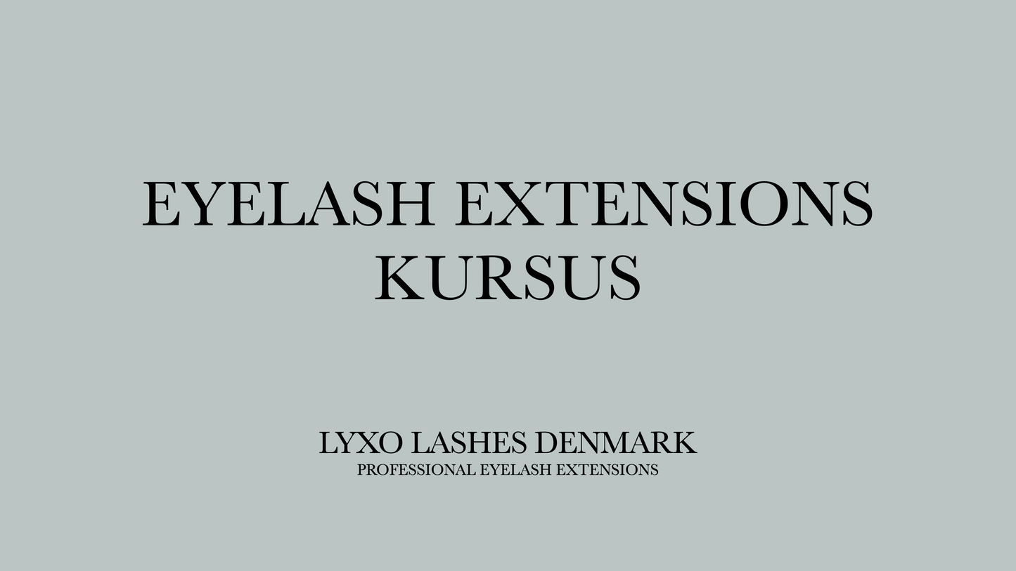 Ögonfransförlängningskurs (ONLINE)